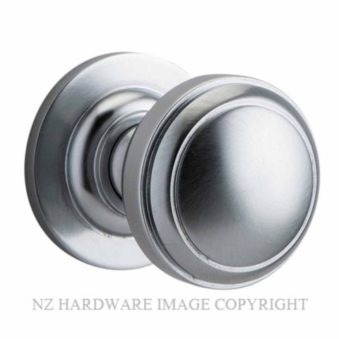 IVER 0215 PADDINGTON KNOB ON ROSE BRUSHED CHROME