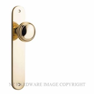 IVER 10332 PADDINGTON OVAL PLATE POLISHED BRASS