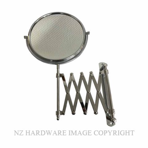 JAECO 2028C EXTENDABLE REVERSIBLE MAGNIFYING MIRROR CHROME PLATE