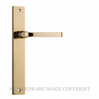 IVER 10208 ANNECY RECTANGULAR PLATE LATCH POLISHED BRASS