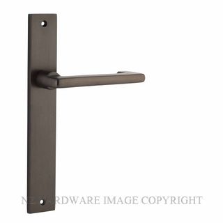 IVER 10848 BALTIMORE RETURN LEVER ON RECTANGULAR  PLATE SIGNATURE BRASS