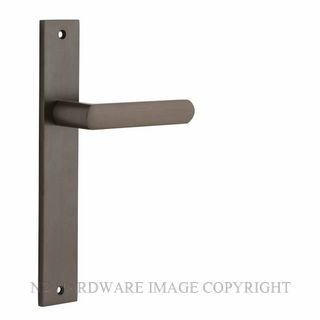 IVER 10860 OSAKA LEVER ON RECTANGULAR  PLATE SIGNATURE BRASS