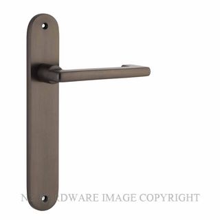 IVER 10852 BALTIMORE RETURN LEVER ON OVAL PLATE SIGNATURE BRASS