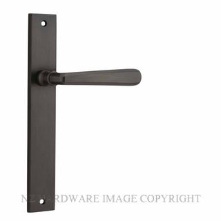 IVER 10872 COPENHAGEN LEVER ON RECTANGULAR  PLATE SIGNATURE BRASS