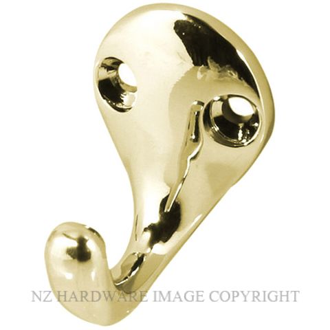 JAECO 292 ROBE HOOK BRASS PLATE