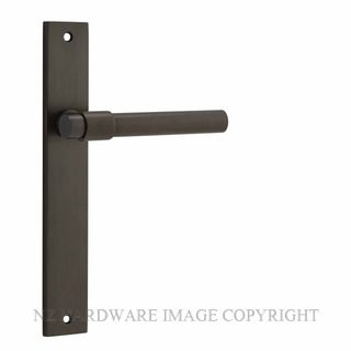 IVER 10896 HELSINKI LEVER ON RECTANGULAR  PLATE SIGNATURE BRASS