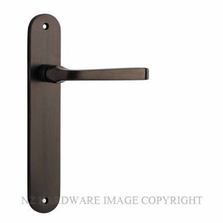 IVER 10732 ANNECY OVAL PLATE LATCH SIGNATURE BRASS