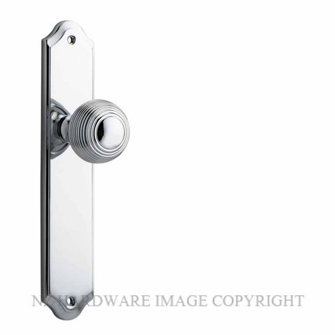 IVER 11830 GUILDFORD KNOB ON SHOULDERED PLATE CHROME PLATE