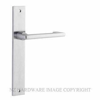 IVER 12348 BALTIMORE RETURN LEVER ON RECTANGULAR  PLATE BRUSHED CHROME