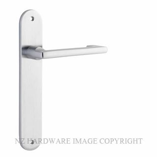 IVER 12352 BALTIMORE RETURN LEVER ON OVAL PLATE BRUSHED CHROME