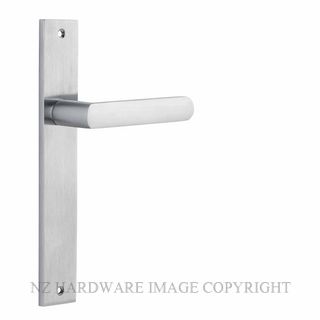 IVER 12360 OSAKA LEVER ON RECTANGULAR  PLATE BRUSHED CHROME