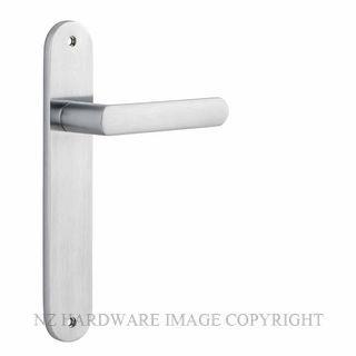 IVER 12364 OSAKA LEVER ON OVAL PLATE BRUSHED CHROME