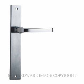 IVER 12208 ANNECY RECTANGULAR PLATE LATCH BRUSHED CHROME