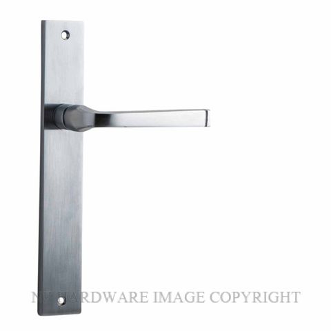 IVER 12208 ANNECY RECTANGULAR PLATE BRUSHED CHROME