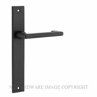 IVER 12848 BALTIMORE RETURN LEVER ON RECTANGULAR  PLATE MATT BLACK