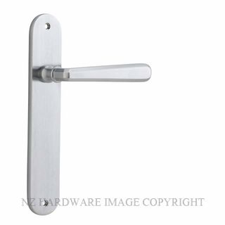 IVER 12376 COPENHAGEN LEVER ON OVAL PLATE BRUSHED CHROME