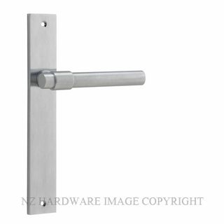 IVER 12396 HELSINKI LEVER ON RECTANGULAR  PLATE BRUSHED CHROME