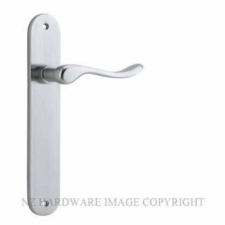 IVER 12424 STIRLING LEVER ON OVAL PLATE BRUSHED CHROME