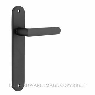 IVER 12864 OSAKA OVAL PLATE MATT BLACK