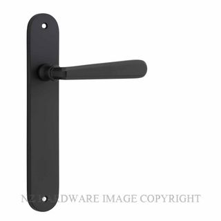 IVER 12876 COPENHAGEN OVAL PLATE MATT BLACK