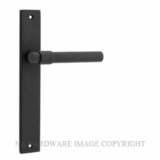 IVER 12896 HELSINKI LEVER ON RECTANGULAR  PLATE MATT BLACK