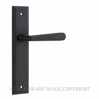 IVER 12878 COPENHAGEN LEVER ON STEPPED PLATE MATT BLACK