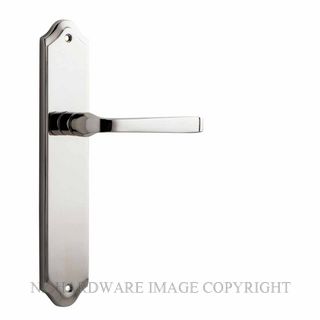 IVER 14220 ANNECY SHOULDERED PLATE LATCH POLISHED NICKEL