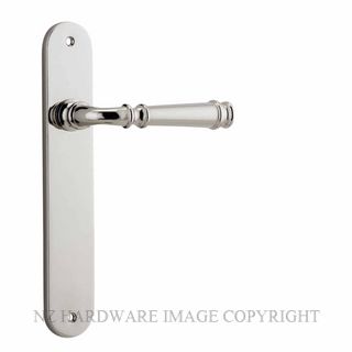 IVER 14230 VERONA OVAL PLATE LATCH POLISHED NICKEL