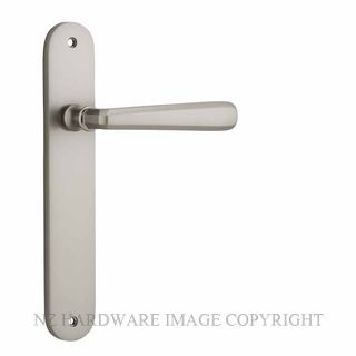 IVER 14876 COPENHAGEN LEVER ON OVAL PLATE SATIN NICKEL