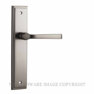 IVER 14744 ANNECY STEPPED PLATE LATCH SATIN NICKEL