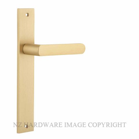 IVER 15260 OSAKA RECTANGULAR PLATE BRUSHED BRASS