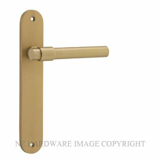 IVER 15400 HELSINKI OVAL PLATE BRUSHED BRASS