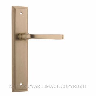 IVER 15244 ANNECY STEPPED PLATE LATCH BRUSHED BRASS