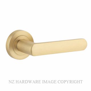 IVER IV20776 OSAKA LEVER ON ROSE HANDLES BRUSHED BRASS