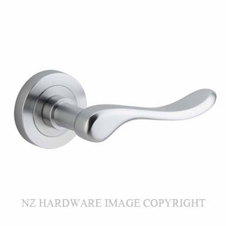 IVER 20795 STIRLING LEVER ON ROSE HANDLES BRUSHED CHROME