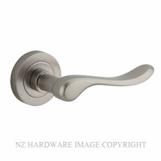 IVER 20799 STIRLING LEVER ON ROSE HANDLES SATIN NICKEL