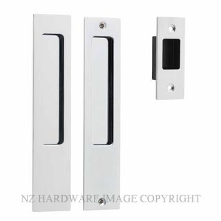 Rectangular Sliding Door Pull Privacy Kit with Privacy Turn