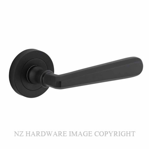 IVER 20803 COPENHAGEN LEVER ON ROSE HANDLES MATT BLACK