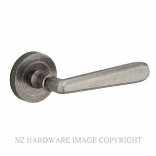 IVER 20807 COPENHAGEN LEVER ON ROSE DISTRESSED NICKEL