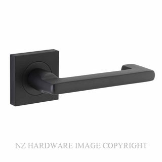 IVER 21173 BALTIMORE RETURN LEVER ON SQUARE ROSE MATT BLACK