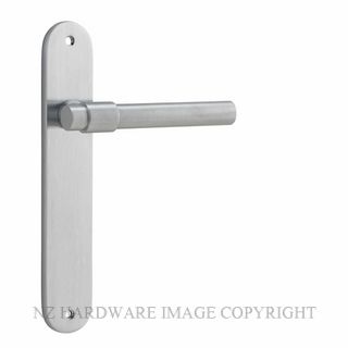 IVER 12400 HELSINKI LEVER ON OVAL PLATE BRUSHED CHROME