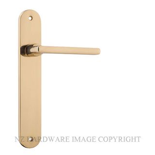 IVER 10226 BALTIMORE OVAL LATCH POLISHED BRASS