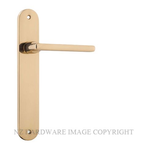 IVER 10226 BALTIMORE OVAL PLATE POLISHED BRASS