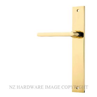 IVER 10202LH PB BALTIMORE RECTANGULAR LATCH FIXED HALF SET LH POLISHED BRASS