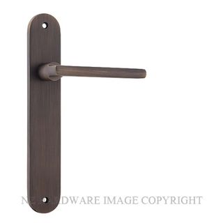 IVER 10726 BALTIMORE OVAL LATCH SIGNATURE BRASS