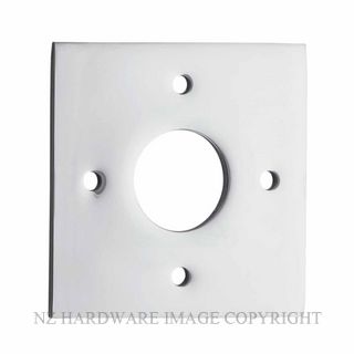 IVER 0244 CP ADAPTOR PLATE SQUARE - SUIT 54mm HOLE (SOLD AS A PAIR) CHROME PLATE