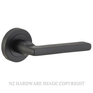 IVER 9213 BALTIMORE LEVER ON ROSE MATT BLACK