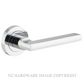 IVER 9214 BALTIMORE LEVER ON ROSE CHROME PLATE