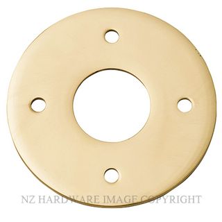 IVER 9370 PB ADAPTOR PLATE ROUND - SUIT 54MM HOLE POLISHED BRASS