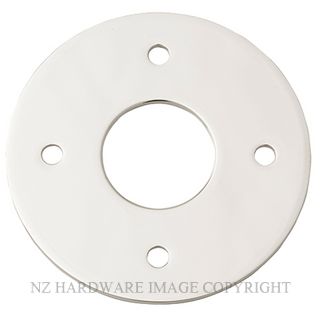 IVER 9378 PN ADAPTOR PLATE ROUND - SUIT 54MM HOLE POLISHED NICKEL